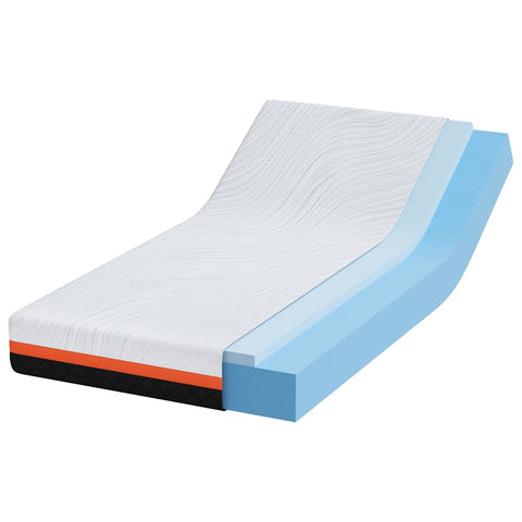 vidaXL Mattresses White, Grey 120 x 200 cm