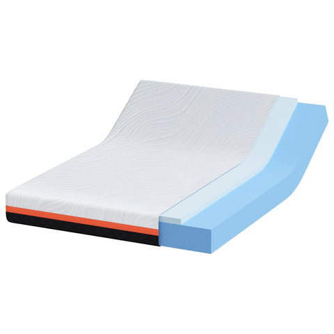 vidaXL Mattresses White, Grey 140 x 200 cm