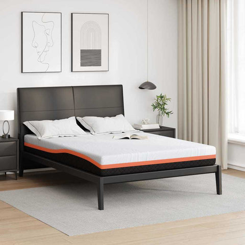 vidaXL Mattresses White, Grey 160 x 200 cm