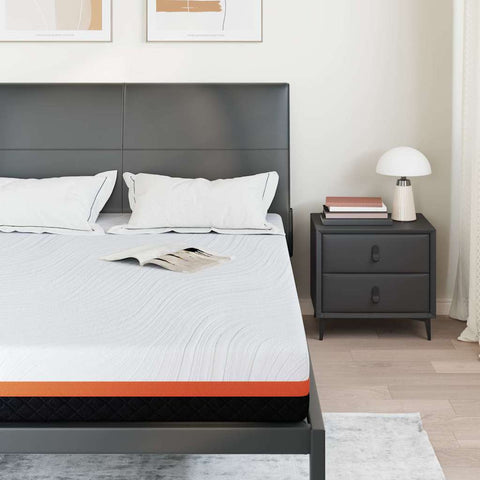 vidaXL Mattresses White, Grey 160 x 200 cm