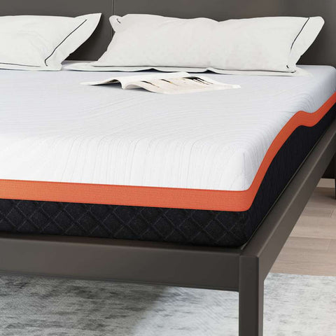 vidaXL Mattresses White, Grey 180 x 200 cm