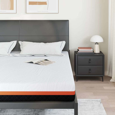 vidaXL Mattresses White, Grey 180 x 200 cm