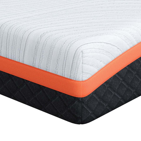 vidaXL Mattresses White, Grey 180 x 200 cm