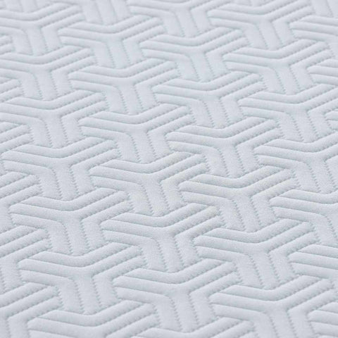 vidaXL Mattress White and Grey 90 x 200 cm Pocket Spring