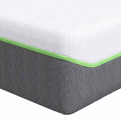 vidaXL Mattress White and Grey 90 x 200 cm Pocket Spring