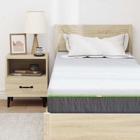 vidaXL Mattresses White, Grey 80 x 200 cm