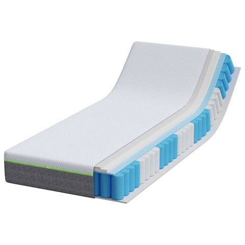 vidaXL Mattresses White, Grey 80 x 200 cm