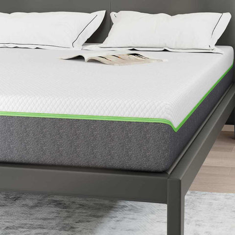 vidaXL Mattresses White, Grey 140 x 190 cm