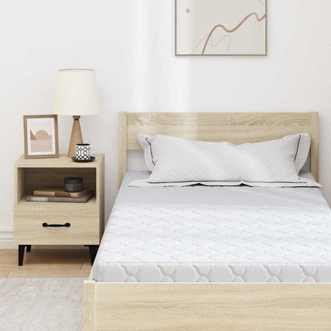 vidaXL Mattresses White 200 x 100 cm 100% polyester fabric