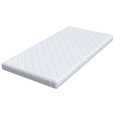 vidaXL Mattresses White 200 x 100 cm 100% polyester fabric
