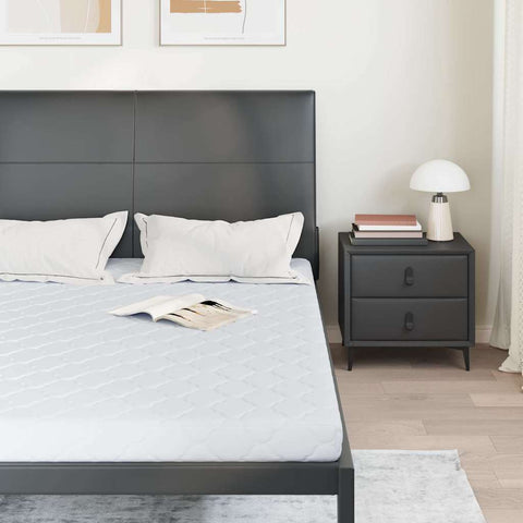 vidaXL Mattresses White 200 x 140 cm 100% polyester fabric