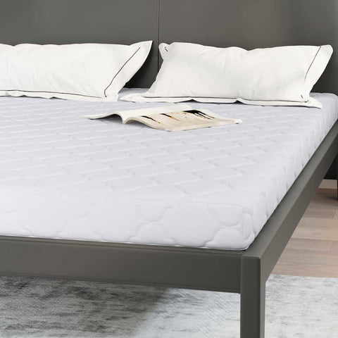 vidaXL Mattresses White 200 x 160 cm 100% polyester fabric