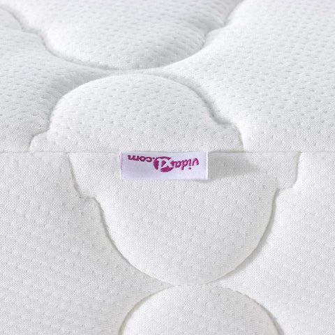 vidaXL Mattresses White 200 x 200 cm 100% polyester fabric