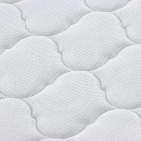 vidaXL Mattresses White 200 x 200 cm 100% polyester fabric