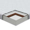 vidaXL Mattresses White 200 x 200 cm 100% polyester fabric