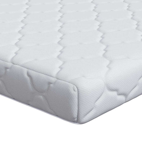 vidaXL Mattresses White 200 x 200 cm 100% polyester fabric
