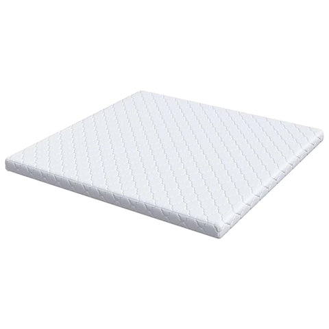 vidaXL Mattresses White 200 x 200 cm 100% polyester fabric