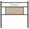 vidaXL Headboard Sonoma Oak 80 cm Engineered Wood and Steel