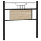 vidaXL Headboard Sonoma Oak 80 cm Engineered Wood and Steel