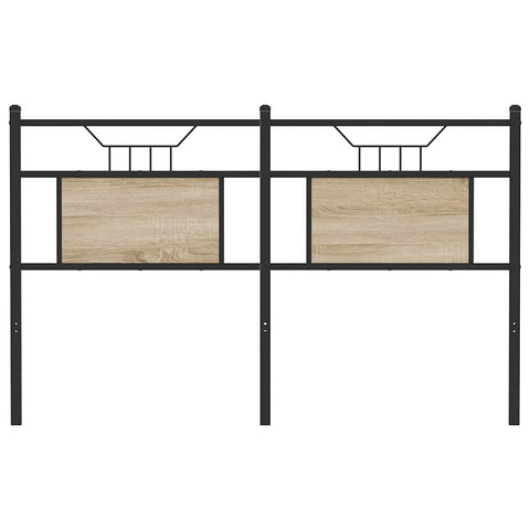 vidaXL Replace Headboard Sonoma Oak 140 cm Engineered Wood and Steel