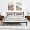 vidaXL Bed Frame without Mattress Brown Oak 160x200 cm Engineered Wood