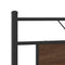 vidaXL Bed Frame without Mattress Brown Oak 160x200 cm Engineered Wood