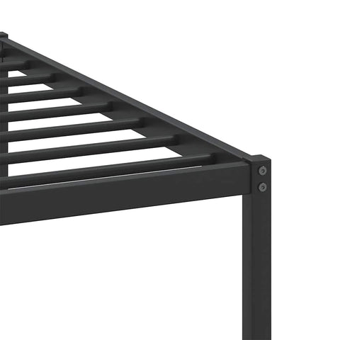 vidaXL Bed Frame without Mattress Brown Oak 193x201 cm Engineered Wood