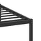 vidaXL Bed Frame without Mattress Brown Oak 193x201 cm Engineered Wood