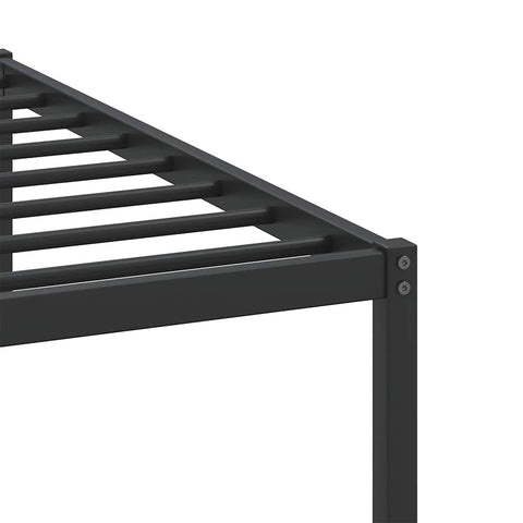 vidaXL Bed Frame without Mattress Brown Oak 200x200 cm Engineered Wood