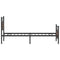 vidaXL Bed Frame without Mattress Brown Oak 100x190 cm Engineered Wood