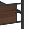 vidaXL Bed Frame without Mattress Brown Oak 100x190 cm Engineered Wood