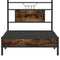 vidaXL Bed Frame without Mattress Smoked Oak 80x200 cm Engineered Wood