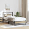 vidaXL Bed Frame without Mattress Sonoma Oak 80x200 cm Engineered Wood