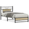 vidaXL Bed Frame without Mattress Sonoma Oak 80x200 cm Engineered Wood