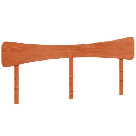 vidaXL Bed Frame without Mattress Wax Brown 200x200 cm Solid Wood Pine