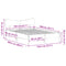 vidaXL Bed Frame without Mattress White 140x200 cm Solid Wood Pine