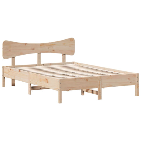 vidaXL Bed Frame without Mattress 120x200 cm Solid Wood Pine