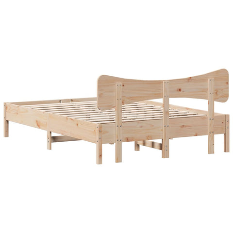 vidaXL Bed Frame without Mattress 120x200 cm Solid Wood Pine