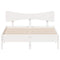 vidaXL Bed Frame without Mattress White 120x200 cm Solid Wood Pine