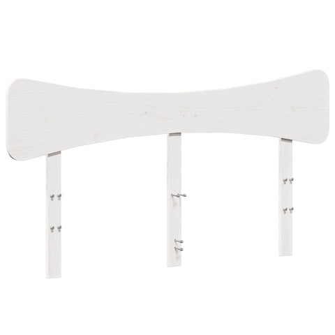 vidaXL Bed Frame without Mattress White 120x200 cm Solid Wood Pine