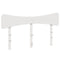 vidaXL Bed Frame without Mattress White 120x200 cm Solid Wood Pine
