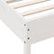 vidaXL Bed Frame without Mattress White 120x200 cm Solid Wood Pine