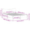 vidaXL Bed Frame without Mattress White 120x200 cm Solid Wood Pine