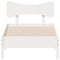vidaXL Bed Frame without Mattress White 100x200 cm Solid Wood Pine