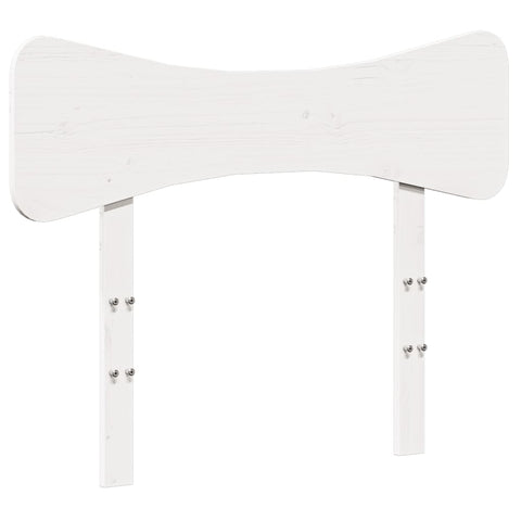 vidaXL Bed Frame without Mattress White 100x200 cm Solid Wood Pine