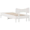 vidaXL Bed Frame without Mattress White 100x200 cm Solid Wood Pine