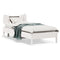 vidaXL Bed Frame without Mattress White 100x200 cm Solid Wood Pine