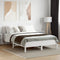 vidaXL Bed Frame without Mattress White 140x190 cm Solid Wood Pine