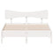 vidaXL Bed Frame without Mattress White 120x190 cm Small Double Solid Wood Pine