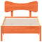 vidaXL Bed Frame without Mattress Wax Brown 90x190 cm Single Solid Wood Pine